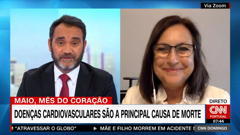 Teresa Gomes Mota na CNN Portugal - Dia Mundial do Coração